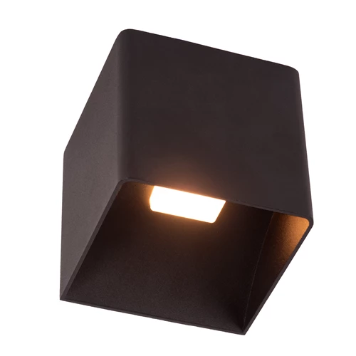 Lucide VERTIGO - Applique murale Rechargeable Intérieur/Extérieur - Batterie/Piles - LED Dim. - 1x6W 2700K - IP54 - Détecteur De Mouvement - Magnétique - Noir - détail 2